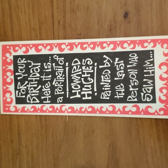 Unused Vintage 1972 "Howard Hughes" Birthday Card (GiGi Cards GALLANT) w/Envelop - Picture 5 of 11